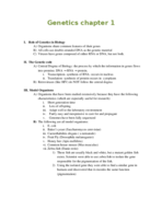 Genetics Chapter 1