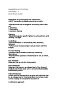 Study guide chap 1-3