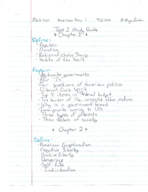 POL1101, Study Guide 1 