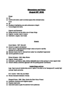 Lecture 2- Dimensions and Value