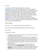 Econ 200, Week One Notes