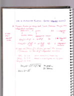 Week 4 Notes: Multivariable Function, Limits, Derivatives, and Differentials