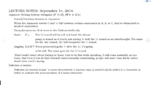 JPN601D: Lecture Notes September 1st