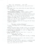 Anthropology 101, Week 1 (A): "What is Anthropology?"