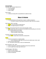 Lecture 3- Week 2: Mass and Volume