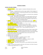 Statistics Unit 1 Notes