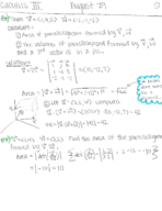 Calculus 3 Week 3 Notes