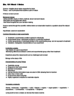 Bio 101, Week 1 Notes!!