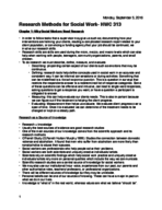 HWC 313- Chapter 1 and 2 notes