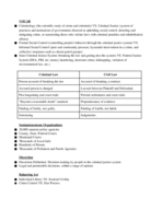Intro to CJS and Overview of the Criminal Justice System Class Notes (8/23 and 8/25)