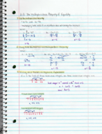 2.3 The Multiplication Property of Equality