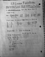 1.3 Linear Functions