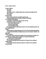 BS 161 Week 1 Notes