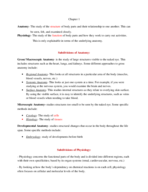 First Week Notes