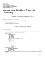 Week 1 & 2 Lecture Notes