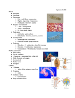 Biology Of Organisms LIFE 103 lab week 3 class notes