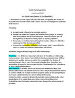 Social Psychology Week 3 Part 1