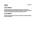 Lecture 3 & 4