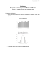 Statistics Notes Week 3