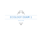 Exam 1 Study Guide
