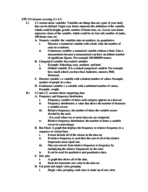 STP 231 week 3 notes