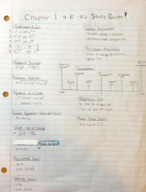 Math 122 Chapter 1 Study Guide