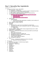 HLTH 377: Human Sexuality Week 2 Notes