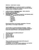 Ethics week 2 notes