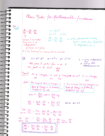 Math 227 Calculus 3: Multivariable Chain Rule and Gradient