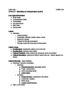 Lecture 4 - Diversities in Communication (cont'd)