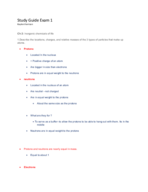 BIO 110-003 Exam 1 Study Guide CH. 2-5