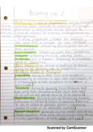 Accounting Principles 1 / WEEK 2 Notes  