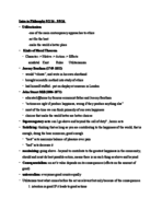 Intro to Philosophy Notes 9/6/16 - 9/9/16