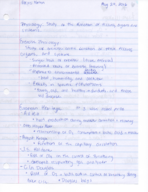Exercise Physiology Week 1 Notes