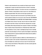 Women and Gender Studies, Week 1