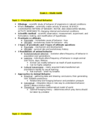 Biology 354, Exam 1 Study Guide