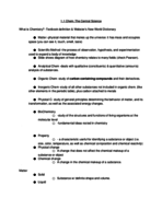 W1: Chemical Principles Lecture (8/22-8/24-8/26)