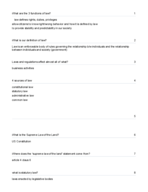 Business Law Exam 1 Study Guide