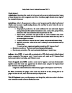 Study Guide Court & Judicial Processes TEST 1 VOCAB