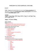 EXAM 1 study guide Bio 181 