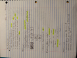 Chem 101A, week 3 notes
