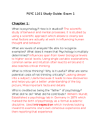 Exam 1 Study Guide pdf