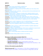 A&P II Endocrine System Outline