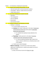 Physiology and Anatomy