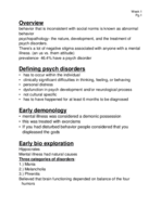 Week 1 notes