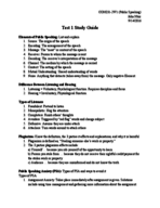 COM231 Study Guide