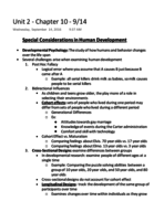 Psych II Ch. 10