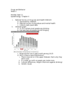 Drugs and Behavior Week 4 (Sept. 12)
