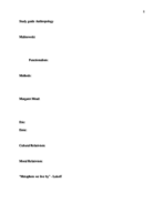 Anthropology terms to know for midterm