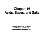 CH 16 CHEM NOTES